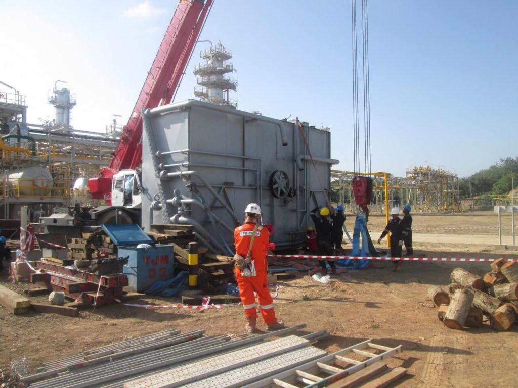 Pembongkaran dan Pemindahan Kompressor Skid Medco di Aceh Timur 02