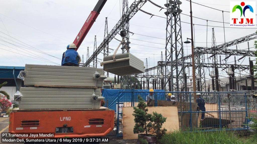 Pemindahan Trafo GI PT PLN dari Dumai Mabar Medan 03