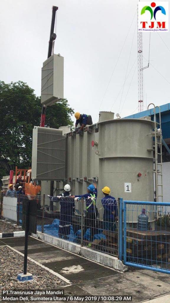 Pemindahan Trafo GI PT PLN dari Dumai Mabar Medan 06