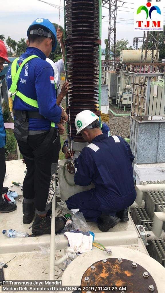 Pemindahan Trafo GI PT PLN dari Dumai Mabar Medan 13