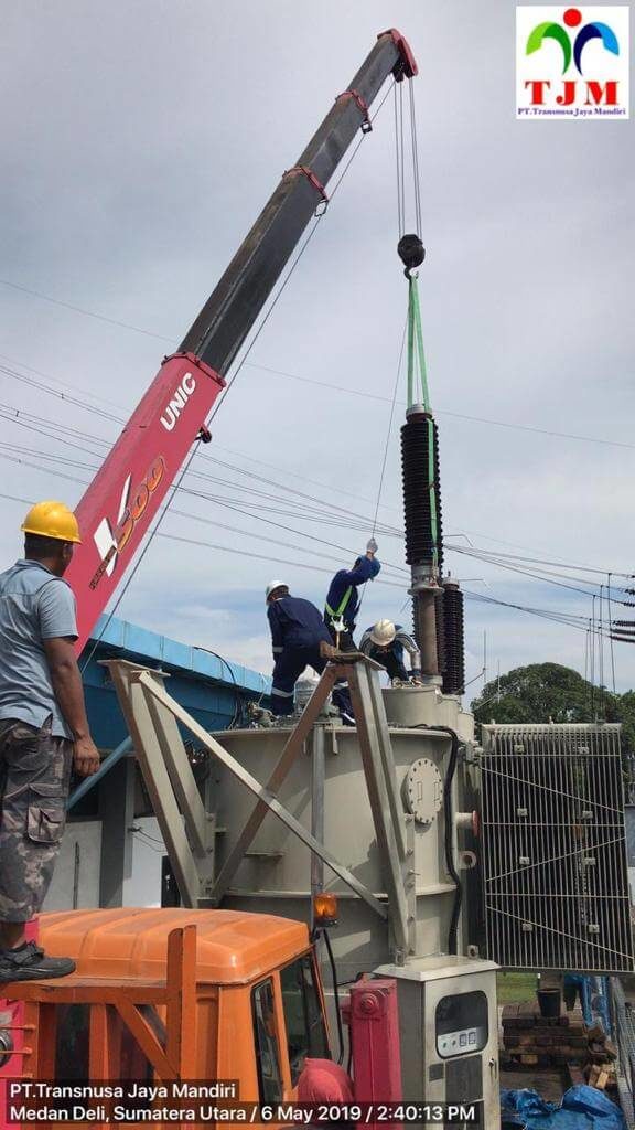 Pemindahan Trafo GI PT PLN dari Dumai Mabar Medan 19