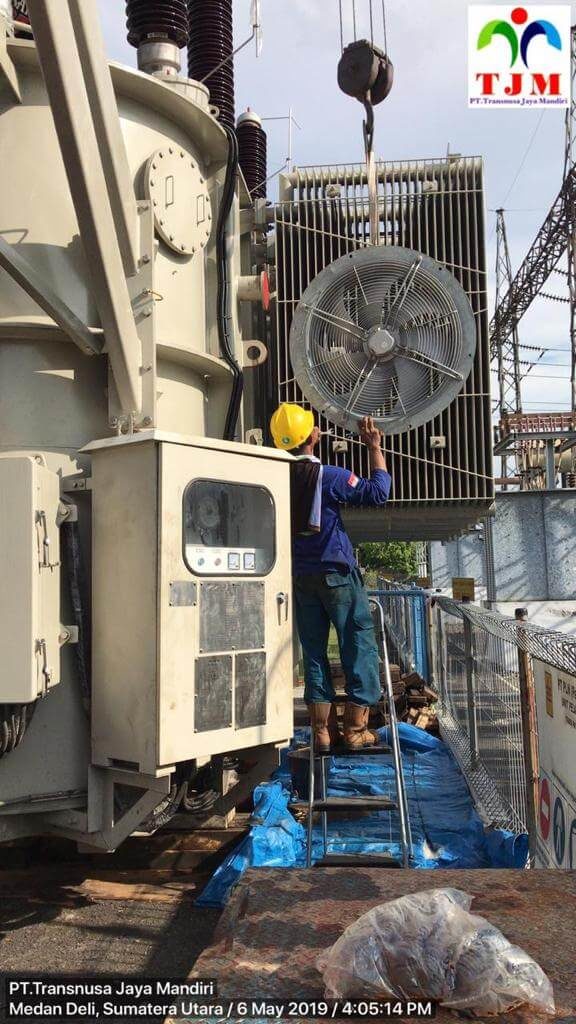 Pemindahan Trafo GI PT PLN dari Dumai Mabar Medan 20