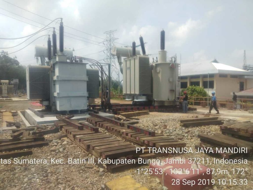 Pemindahan Trafo Unindo dan Pauwels di Muara Bungo 08