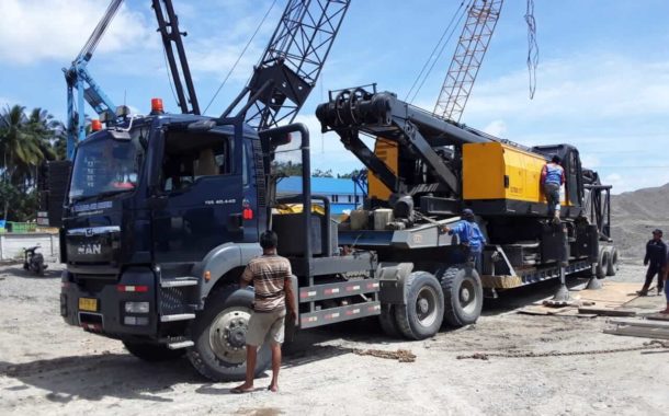 Jasa Trucking Heavy Equipment - Proyek Tol Duri - PT. HKI